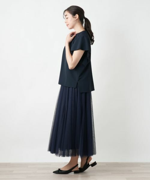 Leilian PLUS HOUSE / レリアンプラスハウス カットソー | 【店舗人気】フリルスリーブカットソー【BOURGE】 | 詳細2