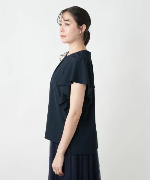 Leilian PLUS HOUSE / レリアンプラスハウス カットソー | 【店舗人気】フリルスリーブカットソー【BOURGE】 | 詳細5