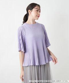 Leilian PLUS HOUSE / レリアンプラスハウス ニット・セーター | 【店舗人気】プリーツニット【BOURGE】