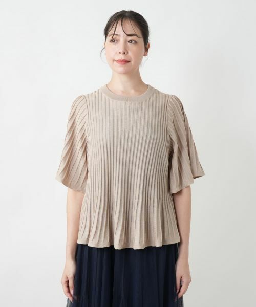 Leilian PLUS HOUSE / レリアンプラスハウス ニット・セーター | 【店舗人気】プリーツニット【BOURGE】 | 詳細10