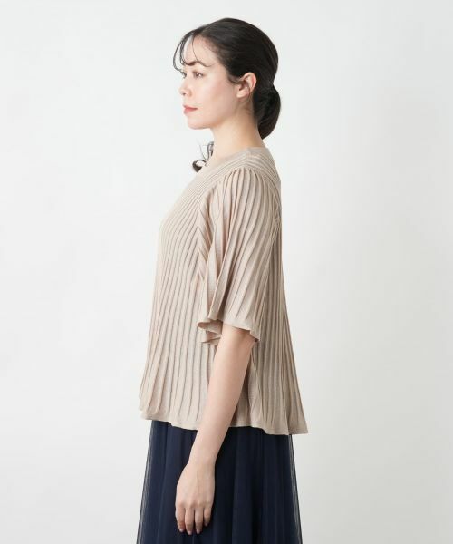 Leilian PLUS HOUSE / レリアンプラスハウス ニット・セーター | 【店舗人気】プリーツニット【BOURGE】 | 詳細11