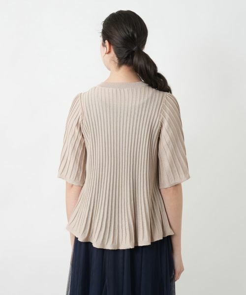 Leilian PLUS HOUSE / レリアンプラスハウス ニット・セーター | 【店舗人気】プリーツニット【BOURGE】 | 詳細12