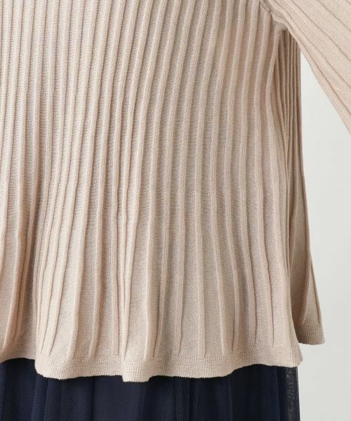Leilian PLUS HOUSE / レリアンプラスハウス ニット・セーター | 【店舗人気】プリーツニット【BOURGE】 | 詳細16