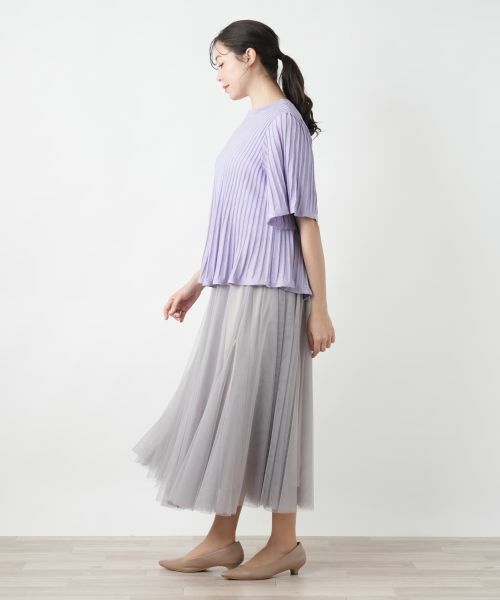 Leilian PLUS HOUSE / レリアンプラスハウス ニット・セーター | 【店舗人気】プリーツニット【BOURGE】 | 詳細2