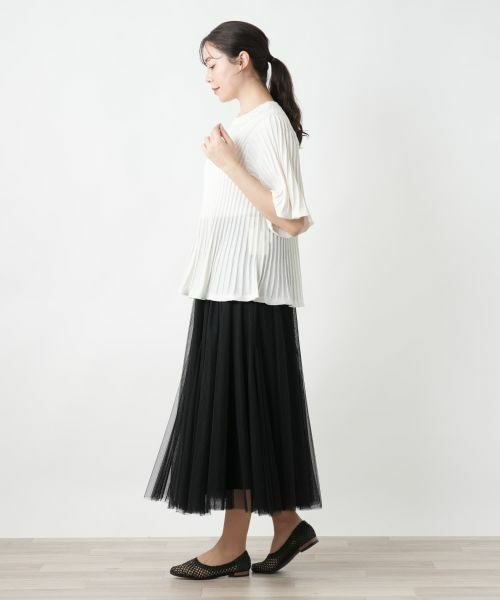 Leilian PLUS HOUSE / レリアンプラスハウス ニット・セーター | 【店舗人気】プリーツニット【BOURGE】 | 詳細5