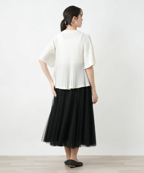 Leilian PLUS HOUSE / レリアンプラスハウス ニット・セーター | 【店舗人気】プリーツニット【BOURGE】 | 詳細6