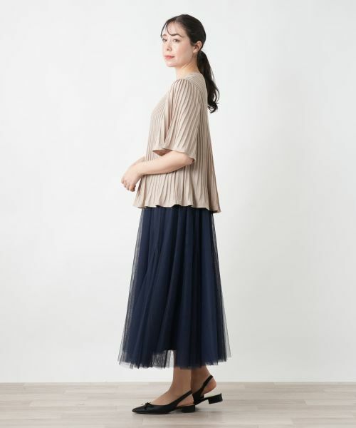 Leilian PLUS HOUSE / レリアンプラスハウス ニット・セーター | 【店舗人気】プリーツニット【BOURGE】 | 詳細8