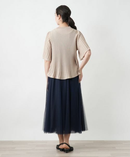 Leilian PLUS HOUSE / レリアンプラスハウス ニット・セーター | 【店舗人気】プリーツニット【BOURGE】 | 詳細9