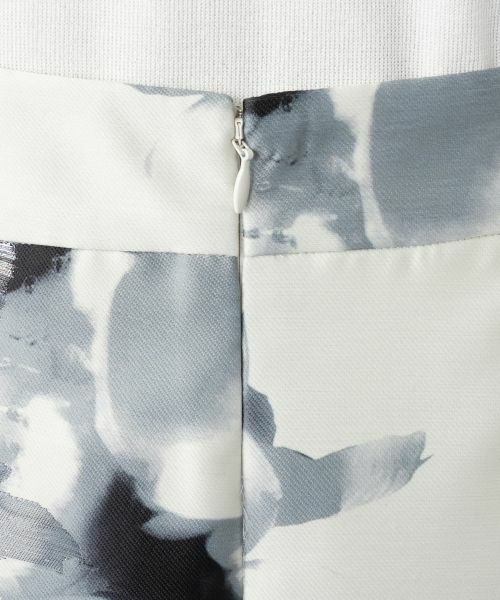 Leilian PLUS HOUSE / レリアンプラスハウス ミニ・ひざ丈スカート | プリントミディスカート【BOURGE】 | 詳細10