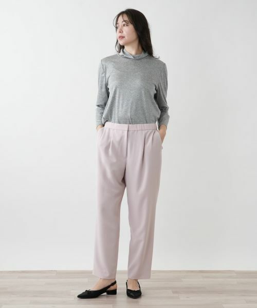 Leilian PLUS HOUSE / レリアンプラスハウス その他パンツ | ワンタックパンツ【BOURGE】 | 詳細1