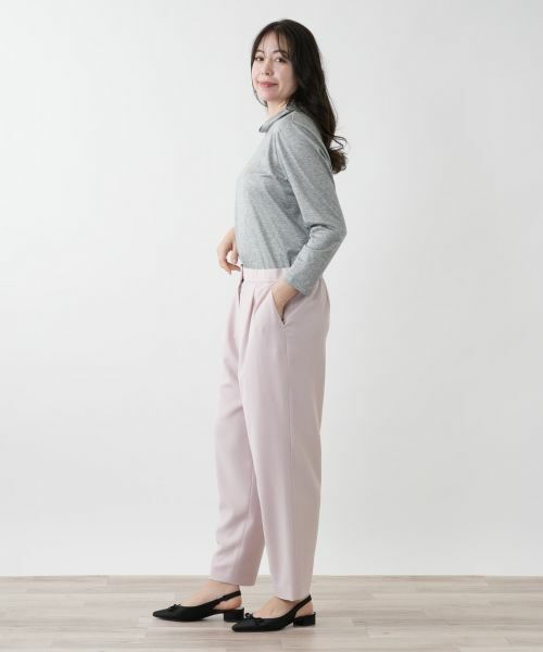 Leilian PLUS HOUSE / レリアンプラスハウス その他パンツ | ワンタックパンツ【BOURGE】 | 詳細2