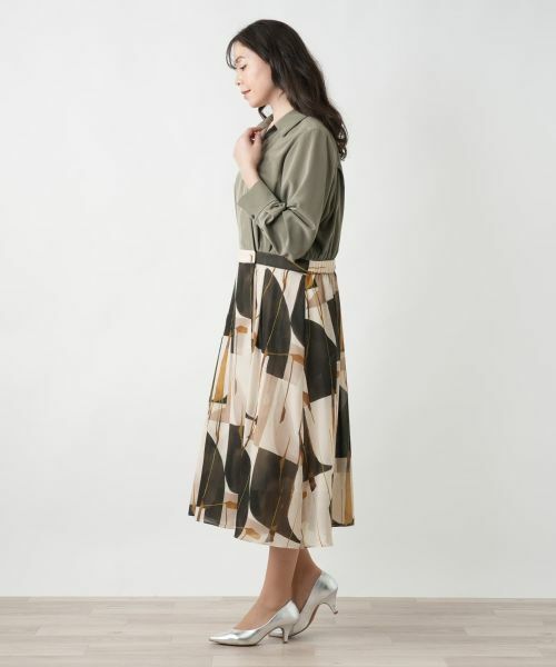 Leilian PLUS HOUSE / レリアンプラスハウス ドレス | ドッキングワンピース【BOURGE】 | 詳細2