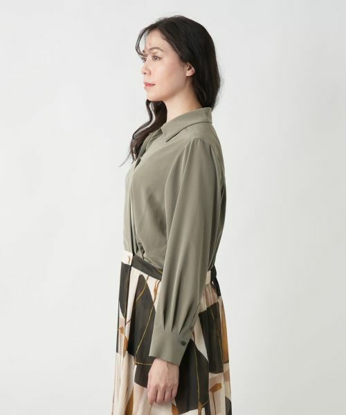 Leilian PLUS HOUSE / レリアンプラスハウス ドレス | ドッキングワンピース【BOURGE】 | 詳細5