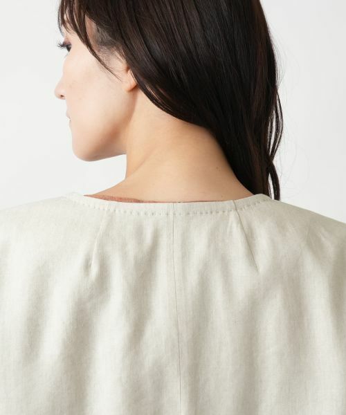 美品 Leilian レリアンプラスハウス 15+ 総レースノーカラージャケット 総レースノーカラージャケット[品番：LAVW0015457]｜Leilian