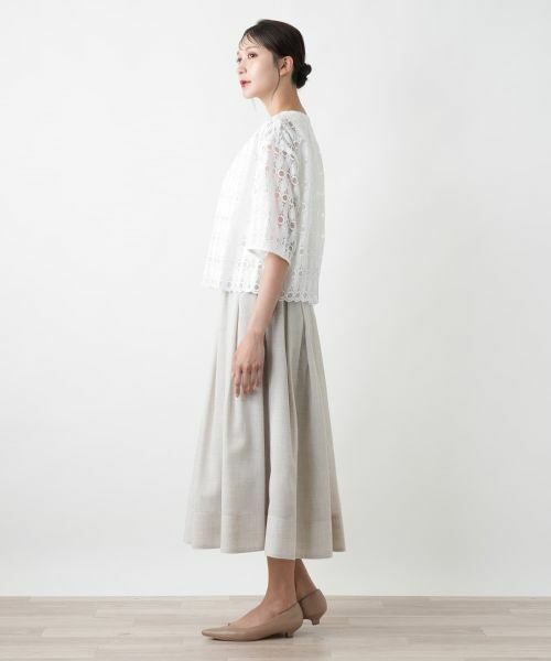 Leilian PLUS HOUSE / レリアンプラスハウス テーラードジャケット | 【店舗人気】レースジャケット【BOURGE】 | 詳細2