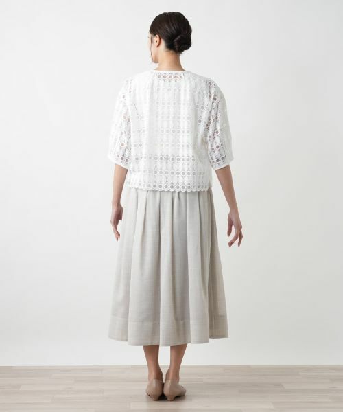 Leilian PLUS HOUSE / レリアンプラスハウス テーラードジャケット | 【店舗人気】レースジャケット【BOURGE】 | 詳細3