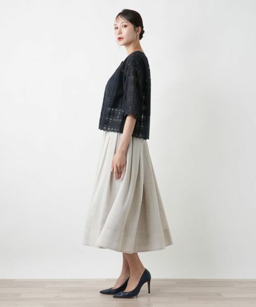 Leilian PLUS HOUSE / レリアンプラスハウス テーラードジャケット | 【店舗人気】レースジャケット【BOURGE】 | 詳細5