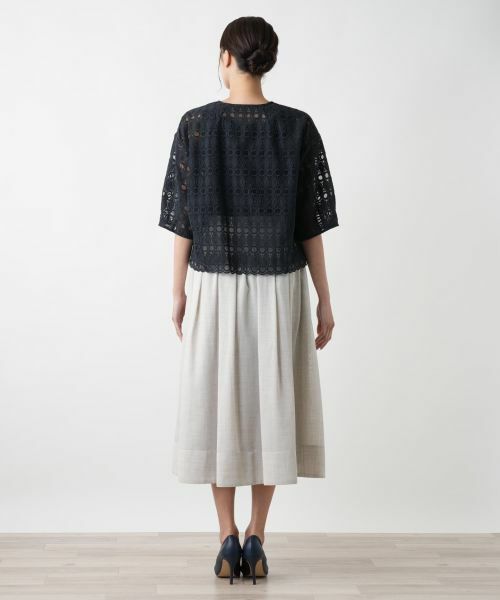 Leilian PLUS HOUSE / レリアンプラスハウス テーラードジャケット | 【店舗人気】レースジャケット【BOURGE】 | 詳細6