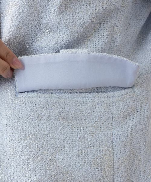 Leilian PLUS HOUSE / レリアンプラスハウス テーラードジャケット | ラメダブルジャケット【BOURGE】 | 詳細15