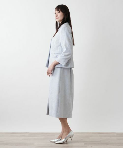 Leilian PLUS HOUSE / レリアンプラスハウス テーラードジャケット | ラメダブルジャケット【BOURGE】 | 詳細2