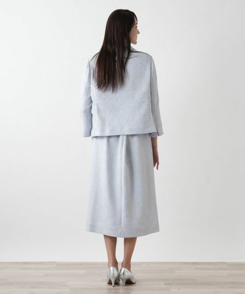 Leilian PLUS HOUSE / レリアンプラスハウス テーラードジャケット | ラメダブルジャケット【BOURGE】 | 詳細3