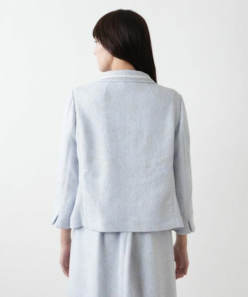 Leilian PLUS HOUSE / レリアンプラスハウス テーラードジャケット | ラメダブルジャケット【BOURGE】 | 詳細6