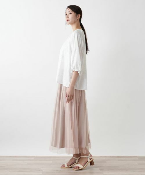 Leilian PLUS HOUSE / レリアンプラスハウス シャツ・ブラウス | 【店舗人気】タックブラウス【BOURGE】 | 詳細2