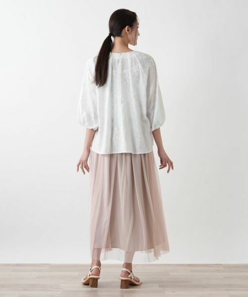 Leilian PLUS HOUSE / レリアンプラスハウス シャツ・ブラウス | 【店舗人気】タックブラウス【BOURGE】 | 詳細3