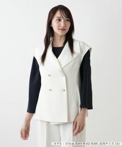 Leilian PLUS HOUSE / レリアンプラスハウス テーラードジャケット | 【店舗人気】テーラードベスト【BOURGE】