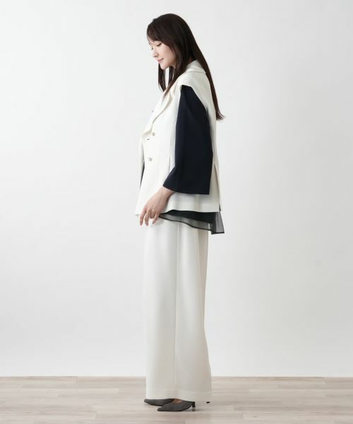 Leilian PLUS HOUSE / レリアンプラスハウス テーラードジャケット | 【店舗人気】テーラードベスト【BOURGE】 | 詳細2