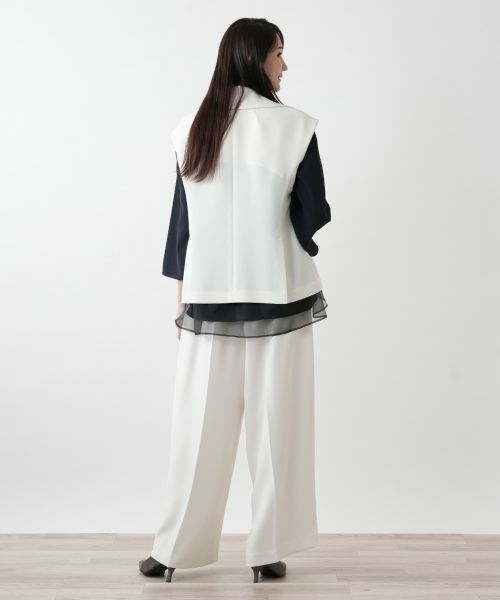 Leilian PLUS HOUSE / レリアンプラスハウス テーラードジャケット | 【店舗人気】テーラードベスト【BOURGE】 | 詳細3