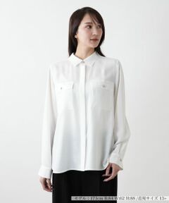 Leilian PLUS HOUSE / レリアンプラスハウス シャツ・ブラウス | 比翼ブラウス【BOURGE】