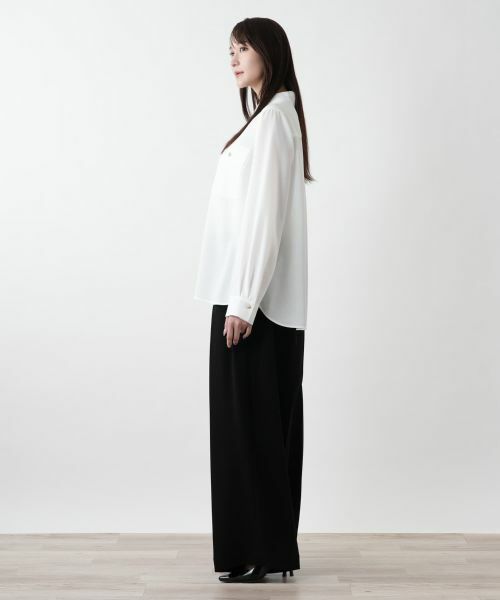 Leilian PLUS HOUSE / レリアンプラスハウス シャツ・ブラウス | 比翼ブラウス【BOURGE】 | 詳細2