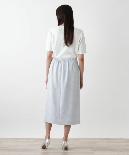 Leilian PLUS HOUSE / レリアンプラスハウス ミニ・ひざ丈スカート | ラメタイトスカート【BOURGE】 | 詳細3