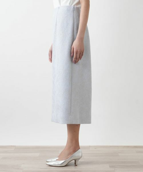 Leilian PLUS HOUSE / レリアンプラスハウス ミニ・ひざ丈スカート | ラメタイトスカート【BOURGE】 | 詳細5