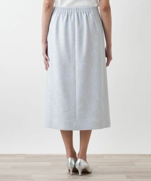 Leilian PLUS HOUSE / レリアンプラスハウス ミニ・ひざ丈スカート | ラメタイトスカート【BOURGE】 | 詳細6