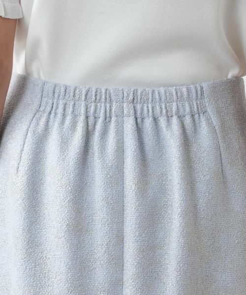 Leilian PLUS HOUSE / レリアンプラスハウス ミニ・ひざ丈スカート | ラメタイトスカート【BOURGE】 | 詳細8