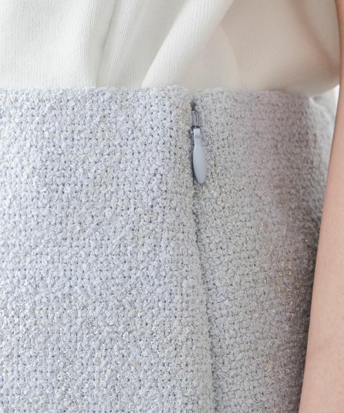 Leilian PLUS HOUSE / レリアンプラスハウス ミニ・ひざ丈スカート | ラメタイトスカート【BOURGE】 | 詳細9