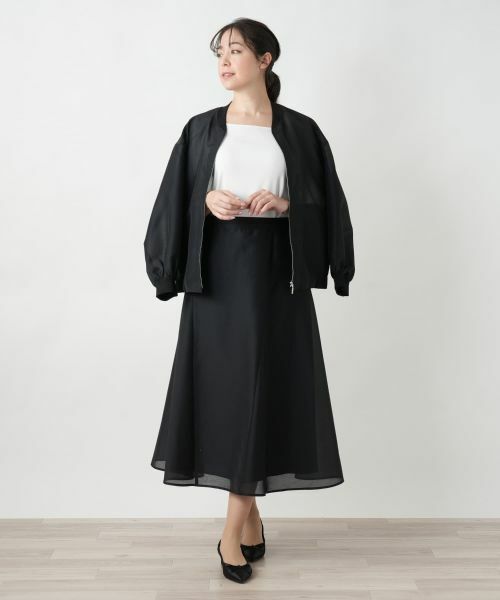 Leilian PLUS HOUSE / レリアンプラスハウス ミニ・ひざ丈スカート | フレアスカート【BOURGE】 | 詳細13