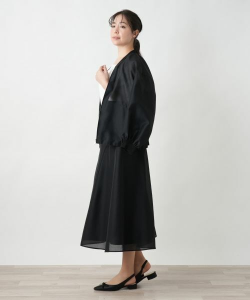 Leilian PLUS HOUSE / レリアンプラスハウス ミニ・ひざ丈スカート | フレアスカート【BOURGE】 | 詳細14