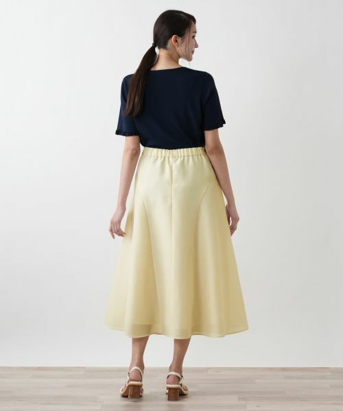 Leilian PLUS HOUSE / レリアンプラスハウス ミニ・ひざ丈スカート | フレアスカート【BOURGE】 | 詳細3