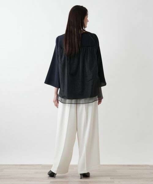 Leilian PLUS HOUSE / レリアンプラスハウス その他パンツ | ワイドパンツ【BOURGE】 | 詳細3