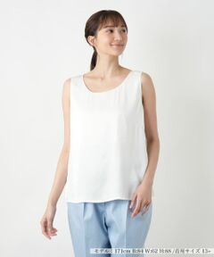 Leilian PLUS HOUSE / レリアンプラスハウス カットソー | スリーブレストップス【NEMIKA】