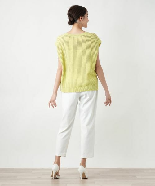 Leilian PLUS HOUSE / レリアンプラスハウス テーラードジャケット | 【店舗人気】ニットベスト【NEMIKA】 | 詳細3