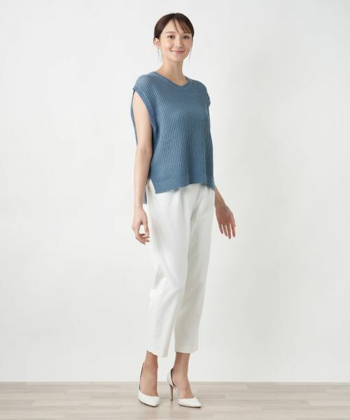 Leilian PLUS HOUSE / レリアンプラスハウス テーラードジャケット | 【店舗人気】ニットベスト【NEMIKA】 | 詳細4