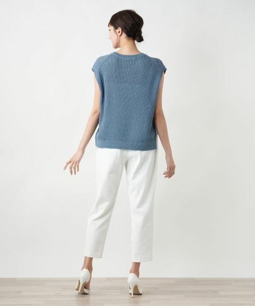 Leilian PLUS HOUSE / レリアンプラスハウス テーラードジャケット | 【店舗人気】ニットベスト【NEMIKA】 | 詳細6