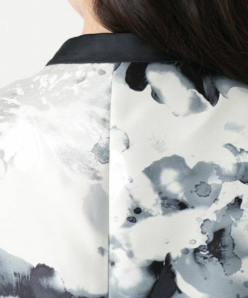 Leilian PLUS HOUSE / レリアンプラスハウス テーラードジャケット | フラワー柄カラーベスト【BOURGE】 | 詳細8