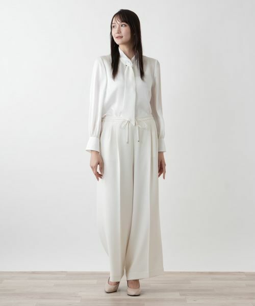 Leilian PLUS HOUSE / レリアンプラスハウス シャツ・ブラウス | ボウタイブラウス【BOURGE】 | 詳細1