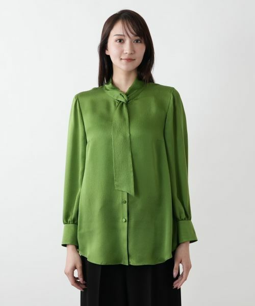 Leilian PLUS HOUSE / レリアンプラスハウス シャツ・ブラウス | ボウタイブラウス【BOURGE】 | 詳細7