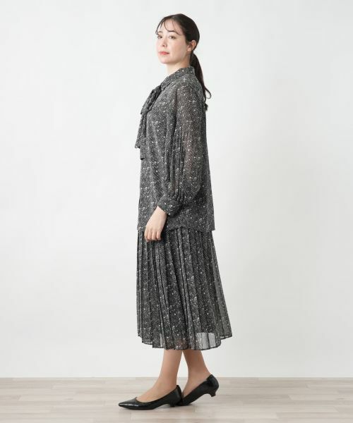 Leilian PLUS HOUSE / レリアンプラスハウス シャツ・ブラウス | ドットボウタイブラウス【BOURGE】 | 詳細2